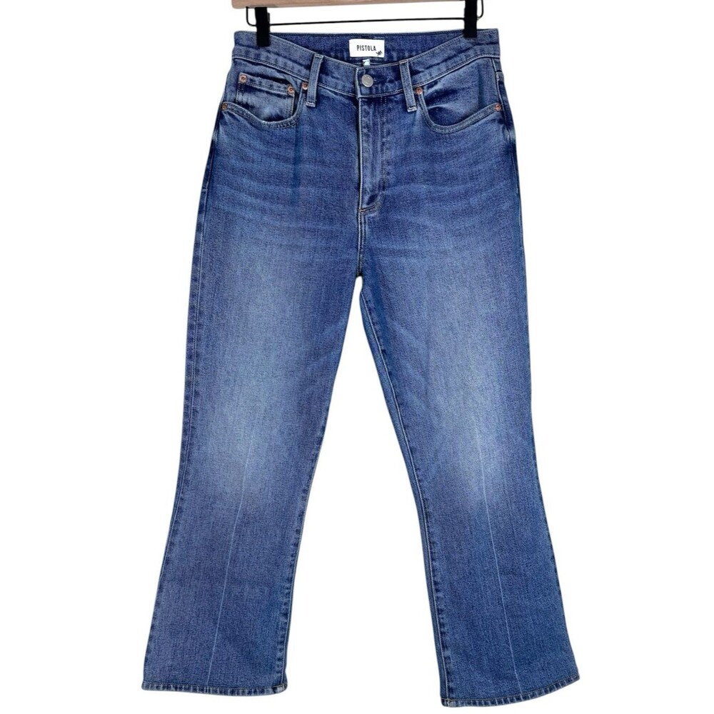 Pistola Lennon High Waist Ankle Bootcut Jeans Milano Wash Size 28